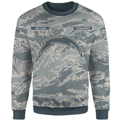 Los Angeles Chargers Personalized All Over Printed 377