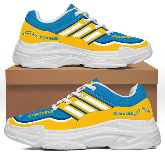 Los Angeles Chargers Personalized Chunky Sneakers 20