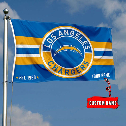 Los Angeles Chargers Personalized Flag 193