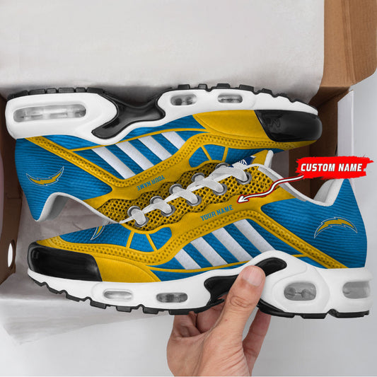 Los Angeles Chargers Personalized Plus T-N Youth Sneakers BG152