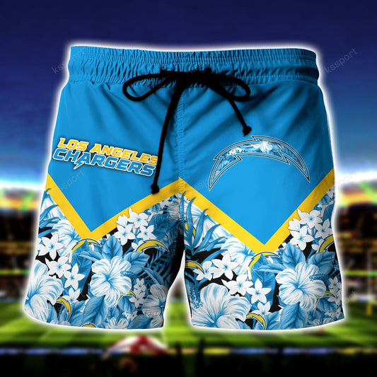 Los Angeles Chargers Personalized Shirt and Shorts BG286