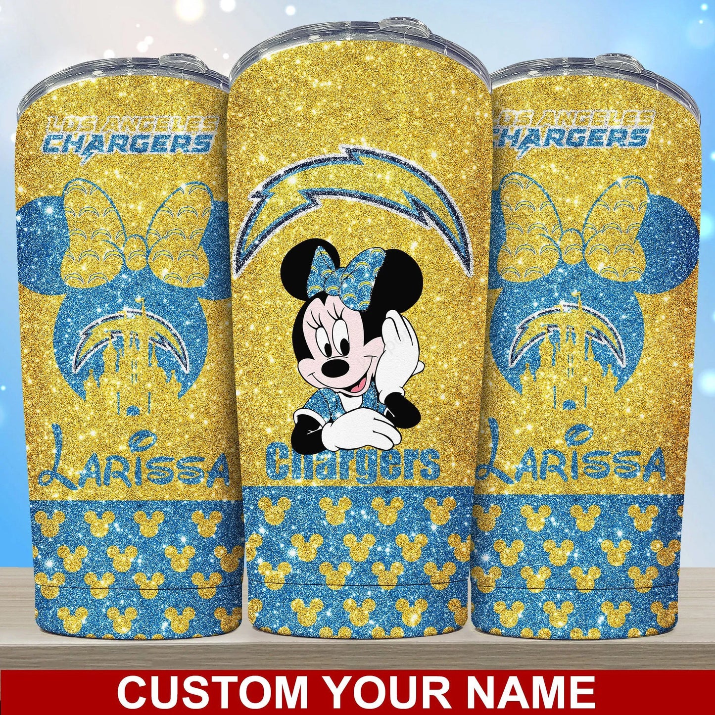Los Angeles Chargers Personalized Tumbler BG391