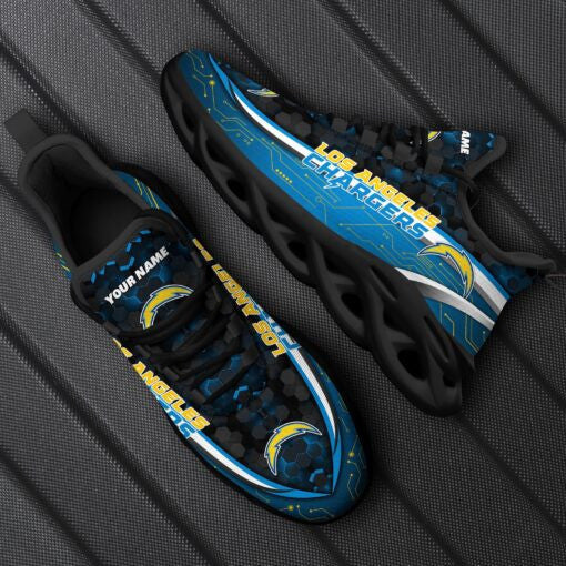 Los Angeles Chargers Personalized Yezy Running Sneakers 98