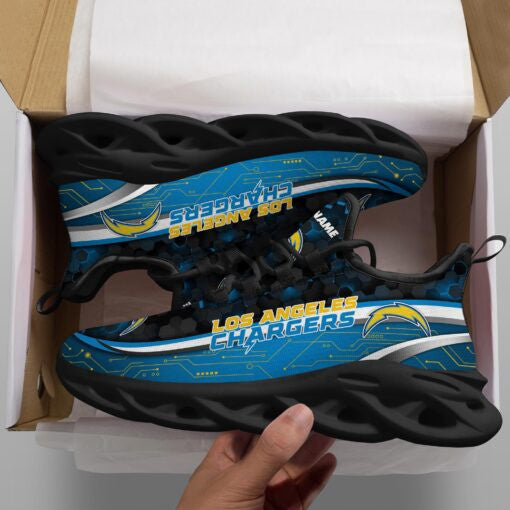 Los Angeles Chargers Personalized Yezy Running Sneakers 98
