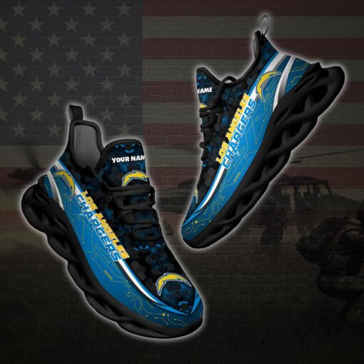 Los Angeles Chargers Personalized Yezy Running Sneakers 98