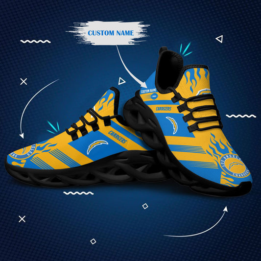 Los Angeles Chargers Personalized Yezy Running Sneakers BB590