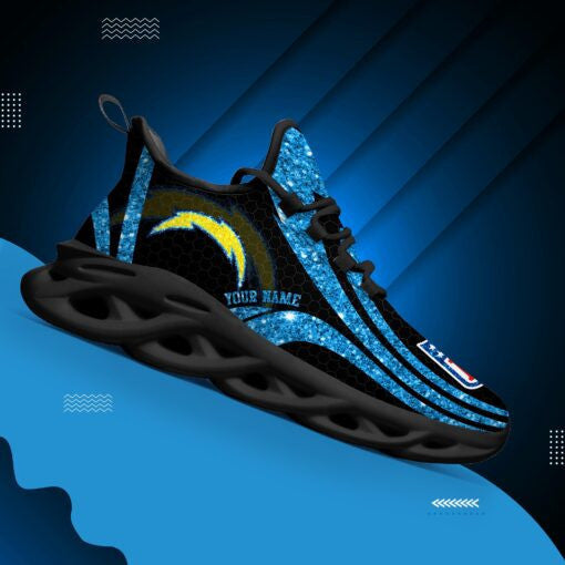 Los Angeles Chargers Personalized Yezy Running Sneakers BG858