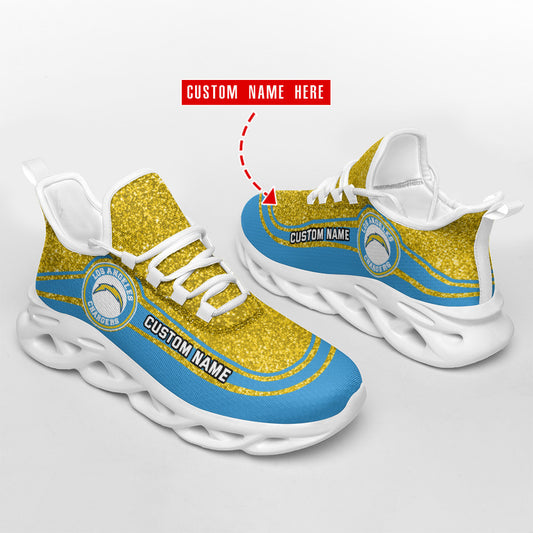 Los Angeles Chargers Personalized Yezy Running Sneakers SPD331