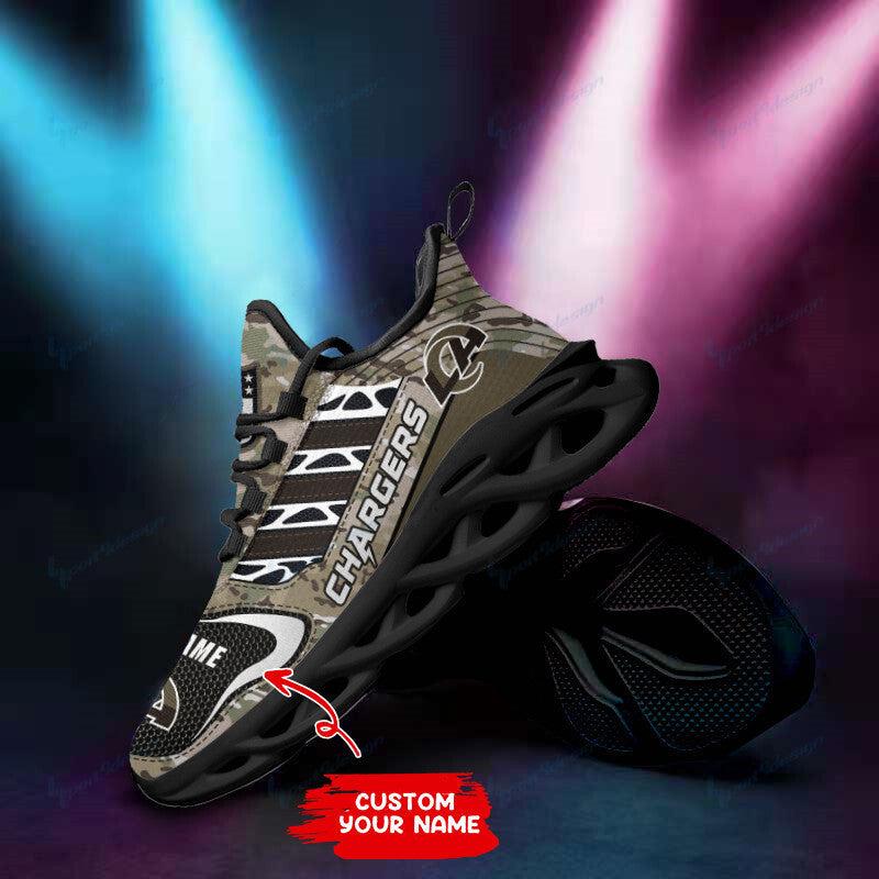 Los Angeles Chargers Personalized Yezy Running Sneakers SPD90