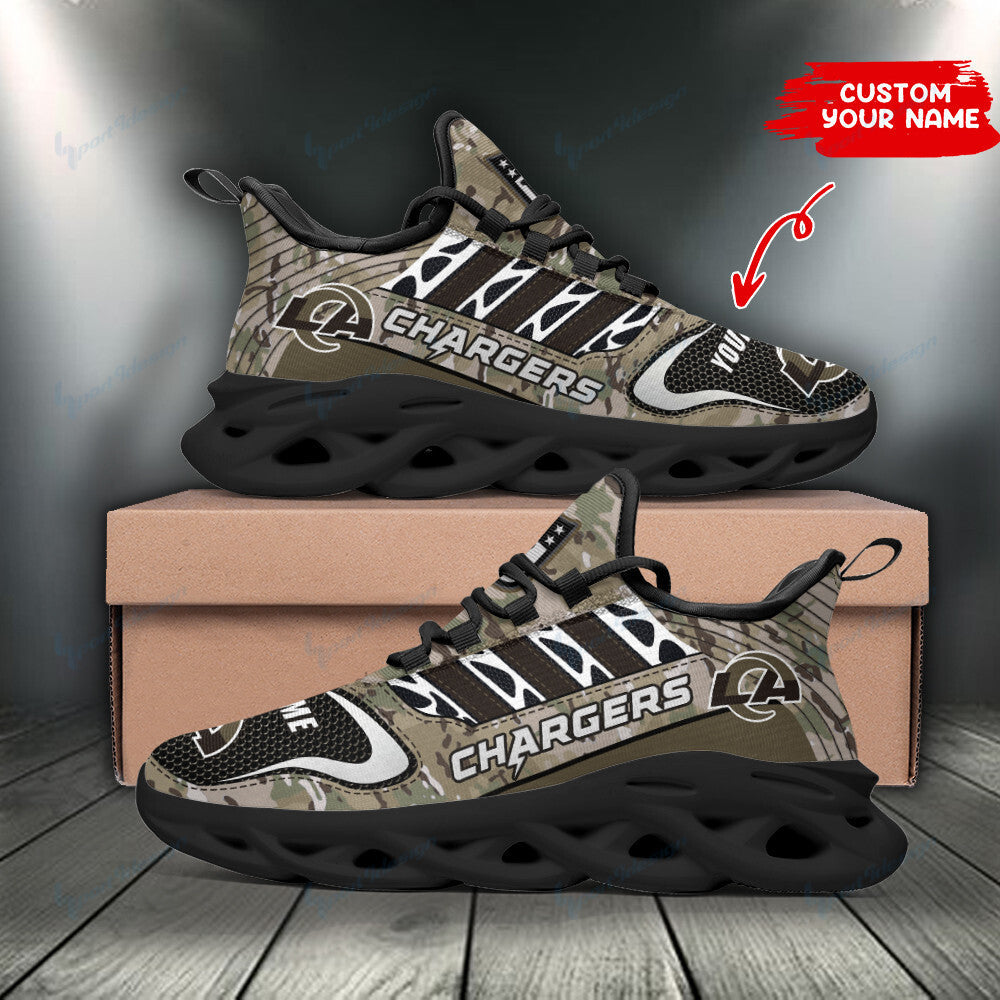 Los Angeles Chargers Personalized Yezy Running Sneakers SPD90
