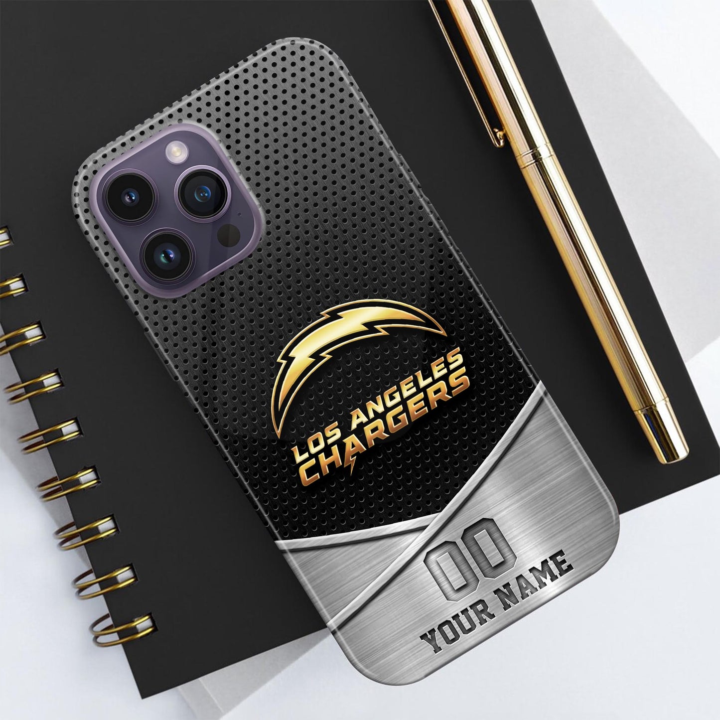 Los Angeles Chargers Personalized Phone Case BGPC075