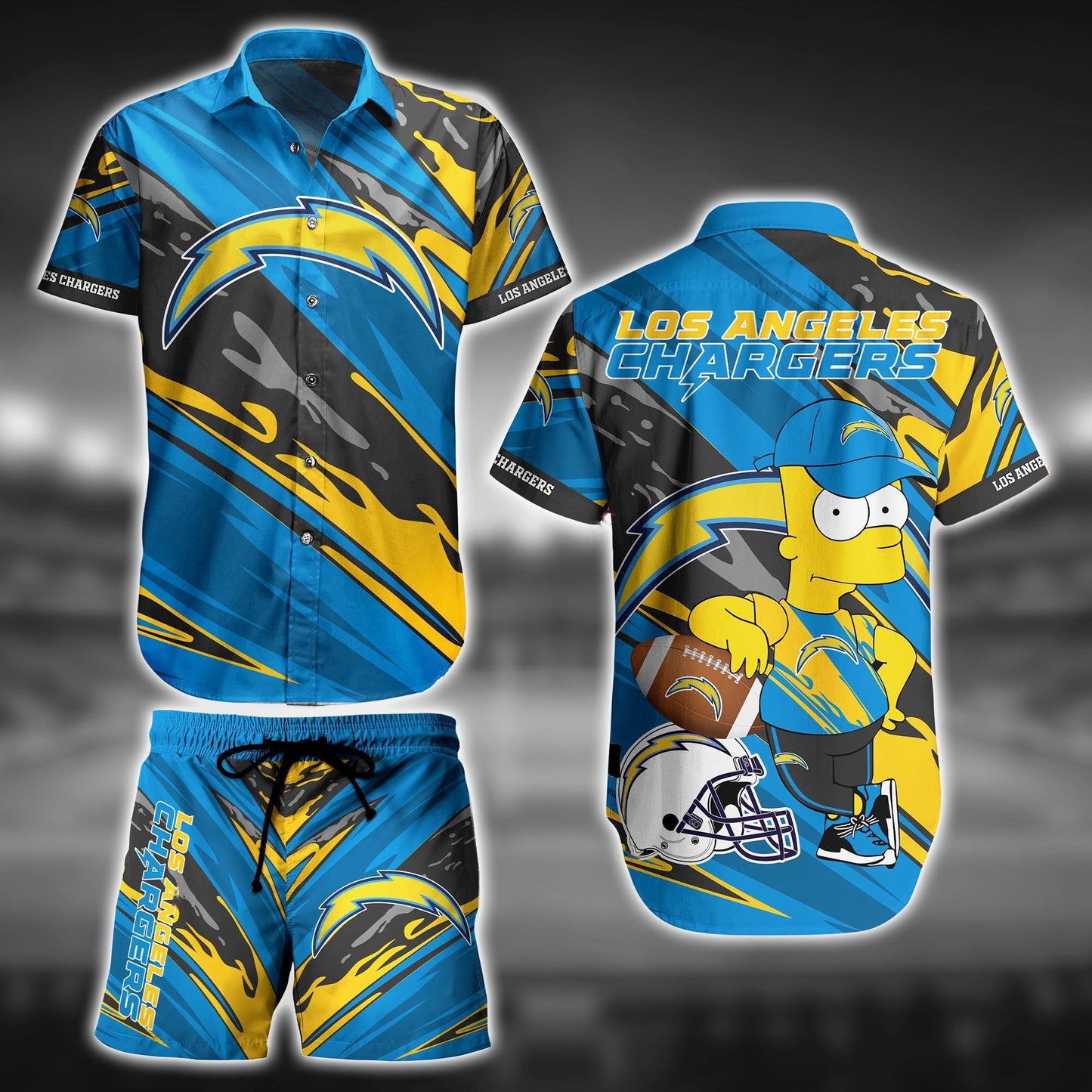 Los Angeles Chargers Shirt and Shorts BG206