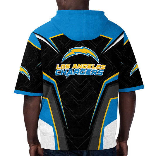 Los Angeles Chargers Short Sleeve Hoodie BG23