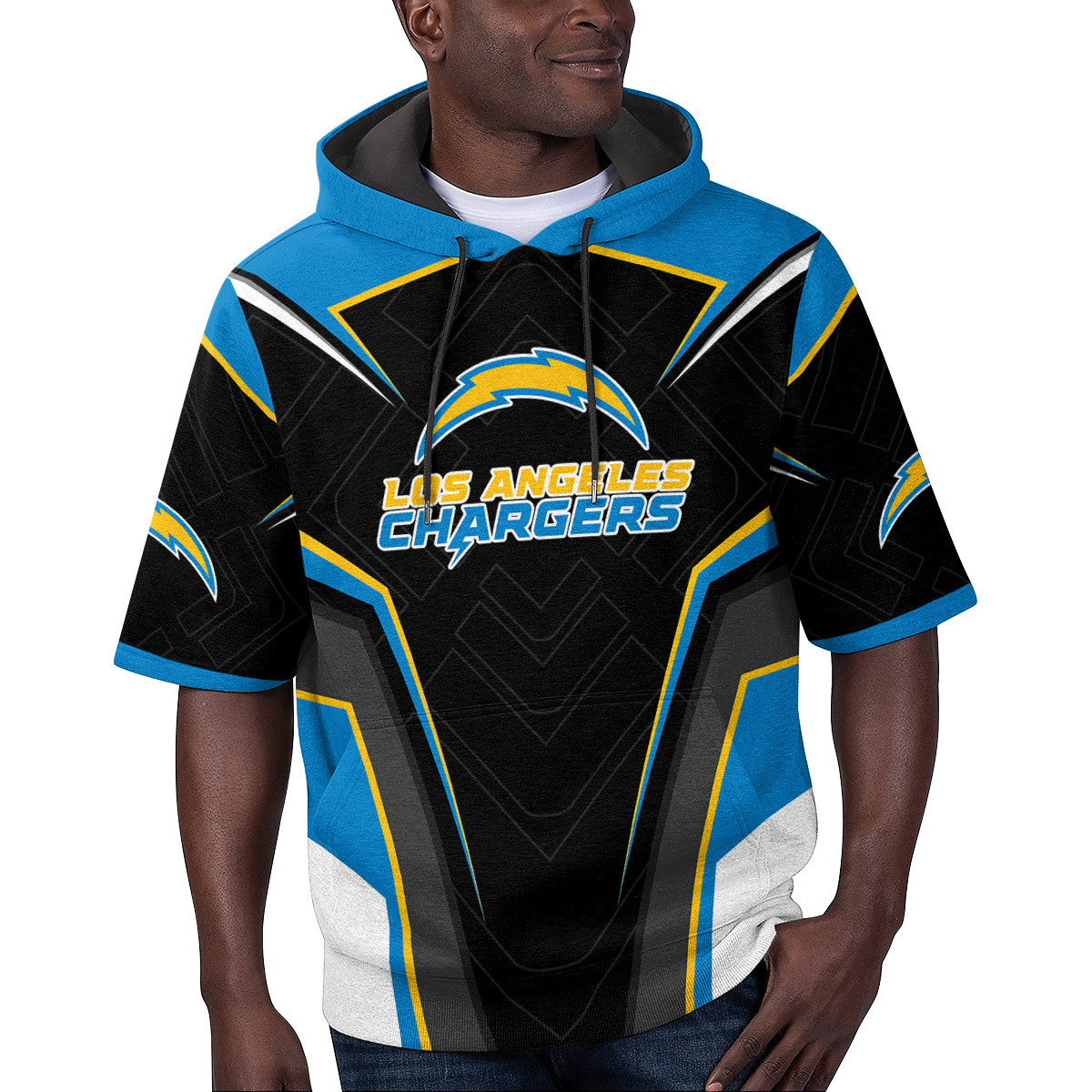 Los Angeles Chargers Short Sleeve Hoodie BG23