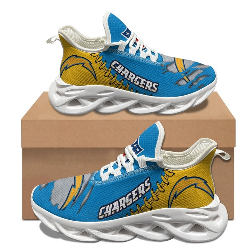 Los Angeles Chargers Sneakers 3D Max Soul Shoes