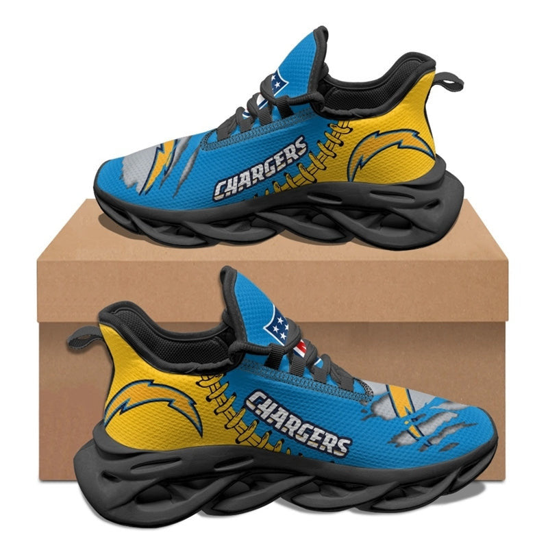 Los Angeles Chargers Sneakers 3D Max Soul Shoes