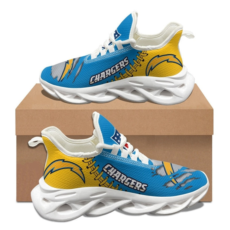 Los Angeles Chargers Sneakers 3D Max Soul Shoes