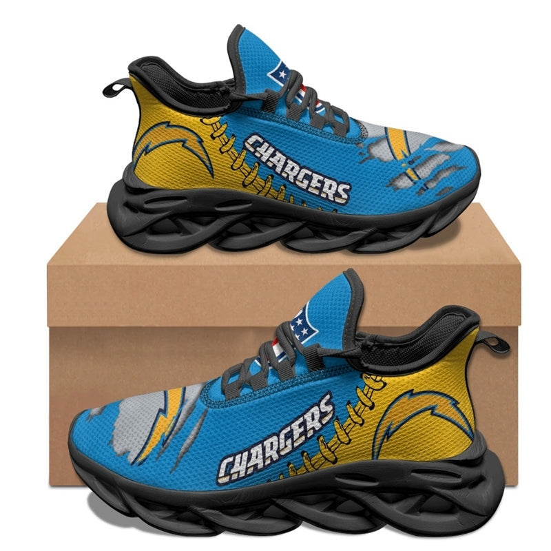 Los Angeles Chargers Sneakers 3D Max Soul Shoes