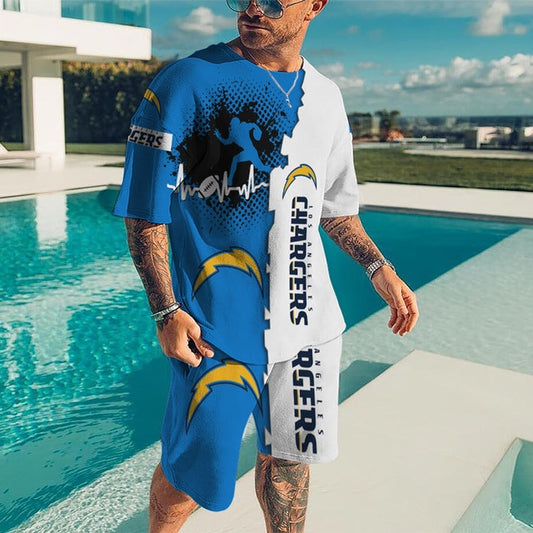 Los Angeles Chargers T-shirt and Shorts BG260