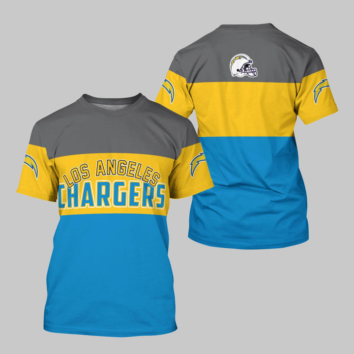 Los Angeles Chargers T-shirt Extreme 3D
