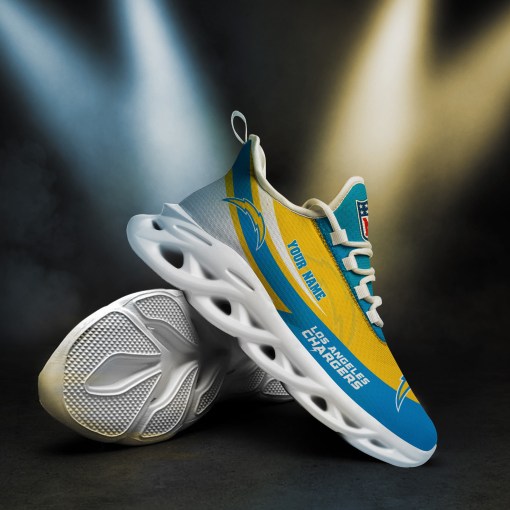Los Angeles Chargers Personalized Yezy Running Sneakers SPDMS801