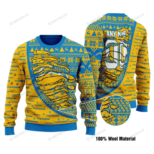 Los Angeles Chargers Woolen Sweater 128