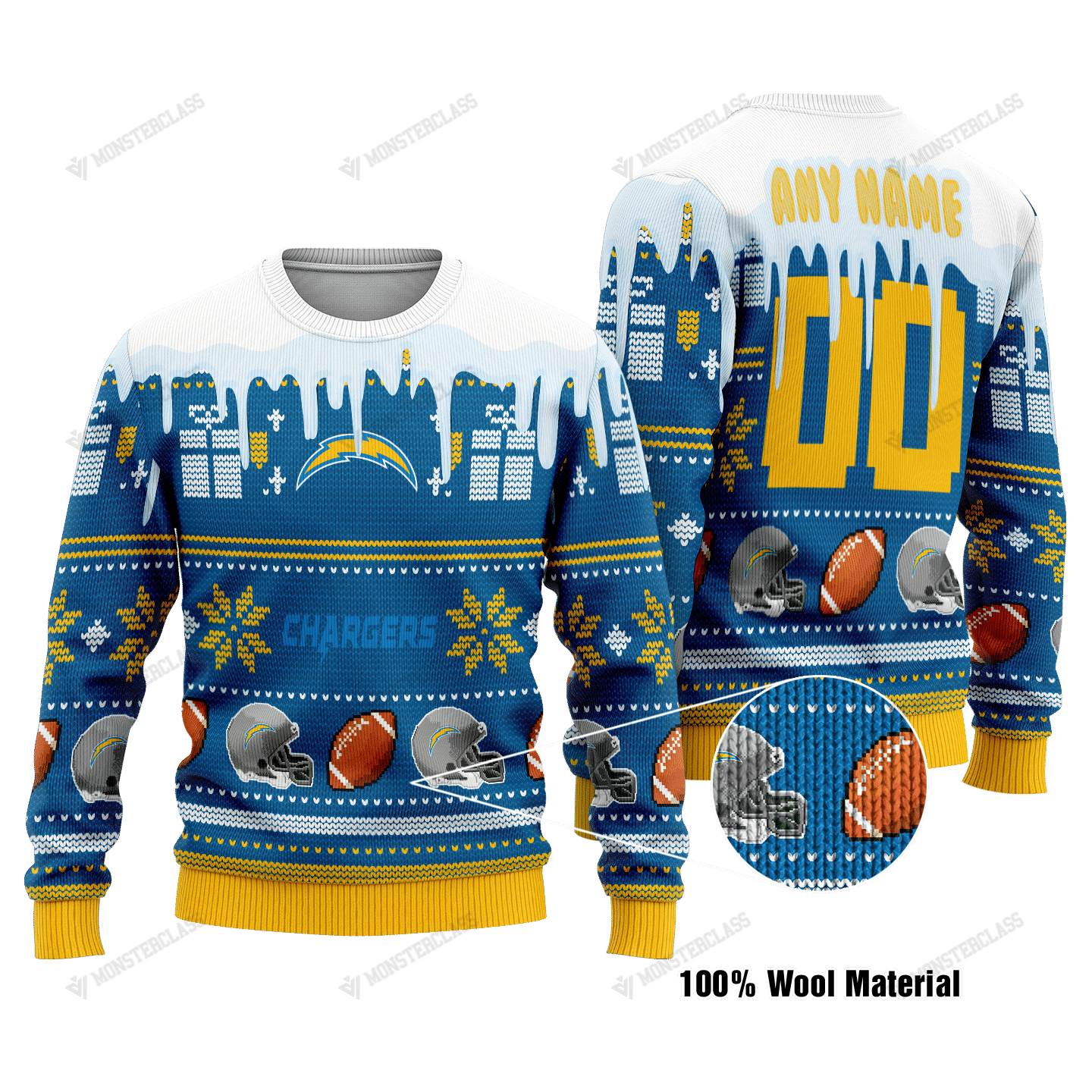 Los Angeles Chargers Woolen Sweater 160