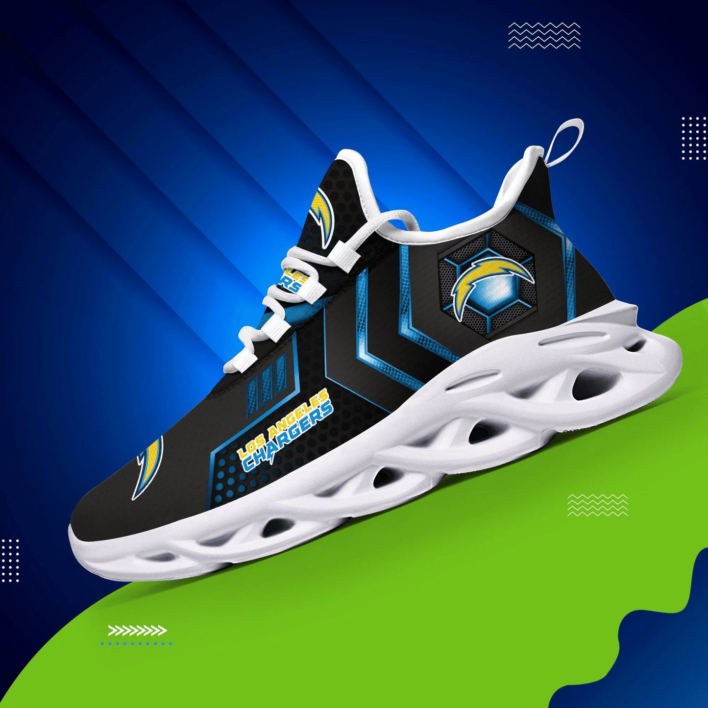 Los Angeles Chargers Yezy Running Sneakers 213