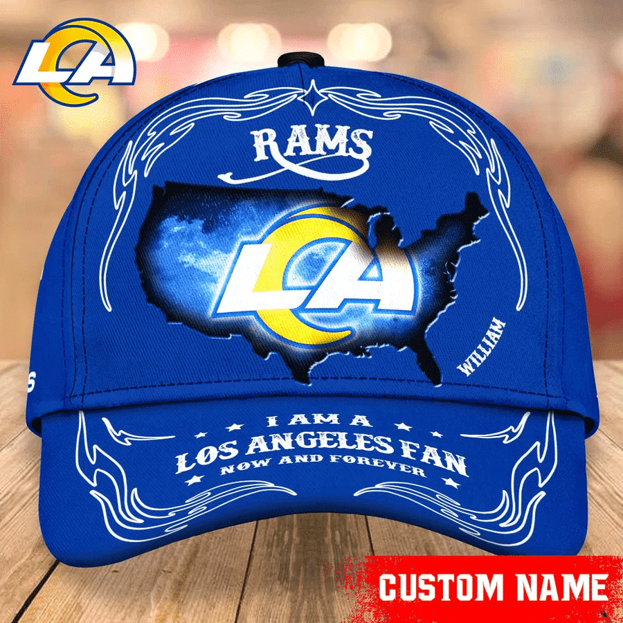 Los Angeles Rams Baseball Caps Custom Name