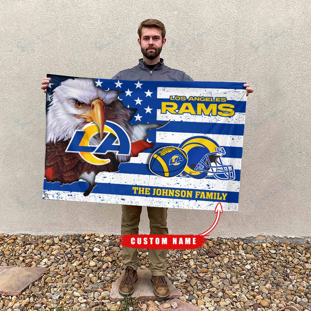 Los Angeles Rams-Flag-Custom Name