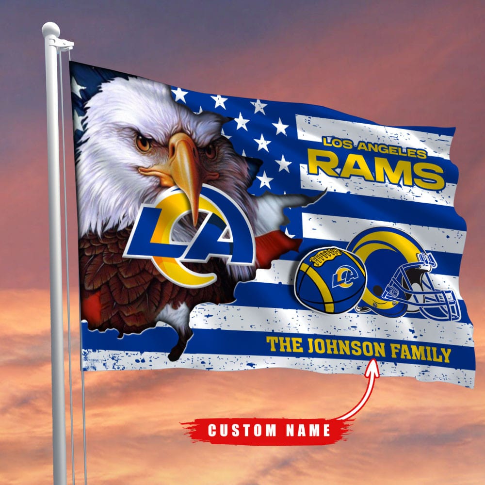 Los Angeles Rams-Flag-Custom Name