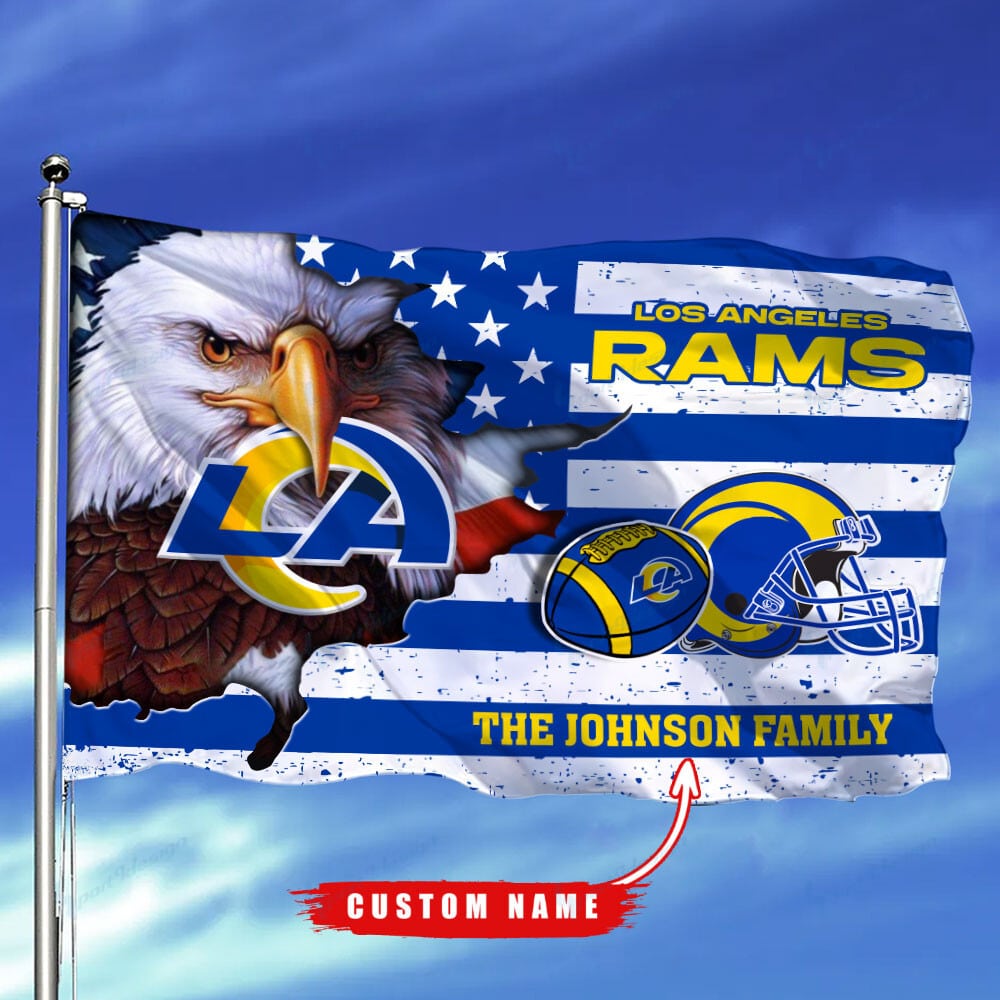 Los Angeles Rams-Flag-Custom Name