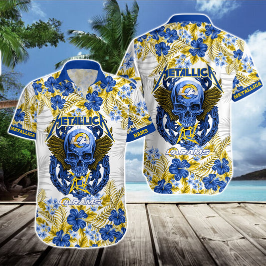 Los Angeles Rams Hawaii Shirt & Shorts BG351