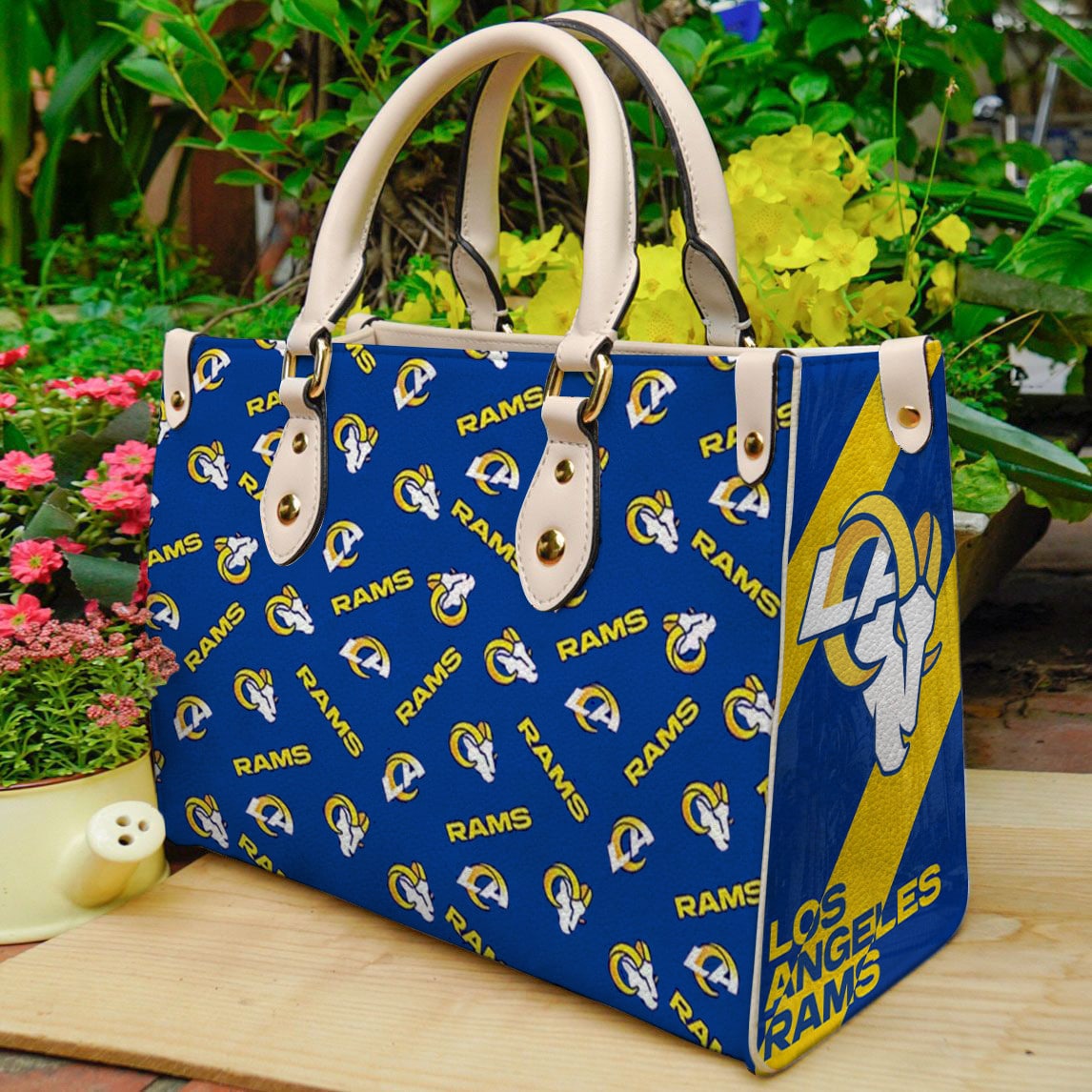 Los Angeles Rams Leather Hand Bag BB05