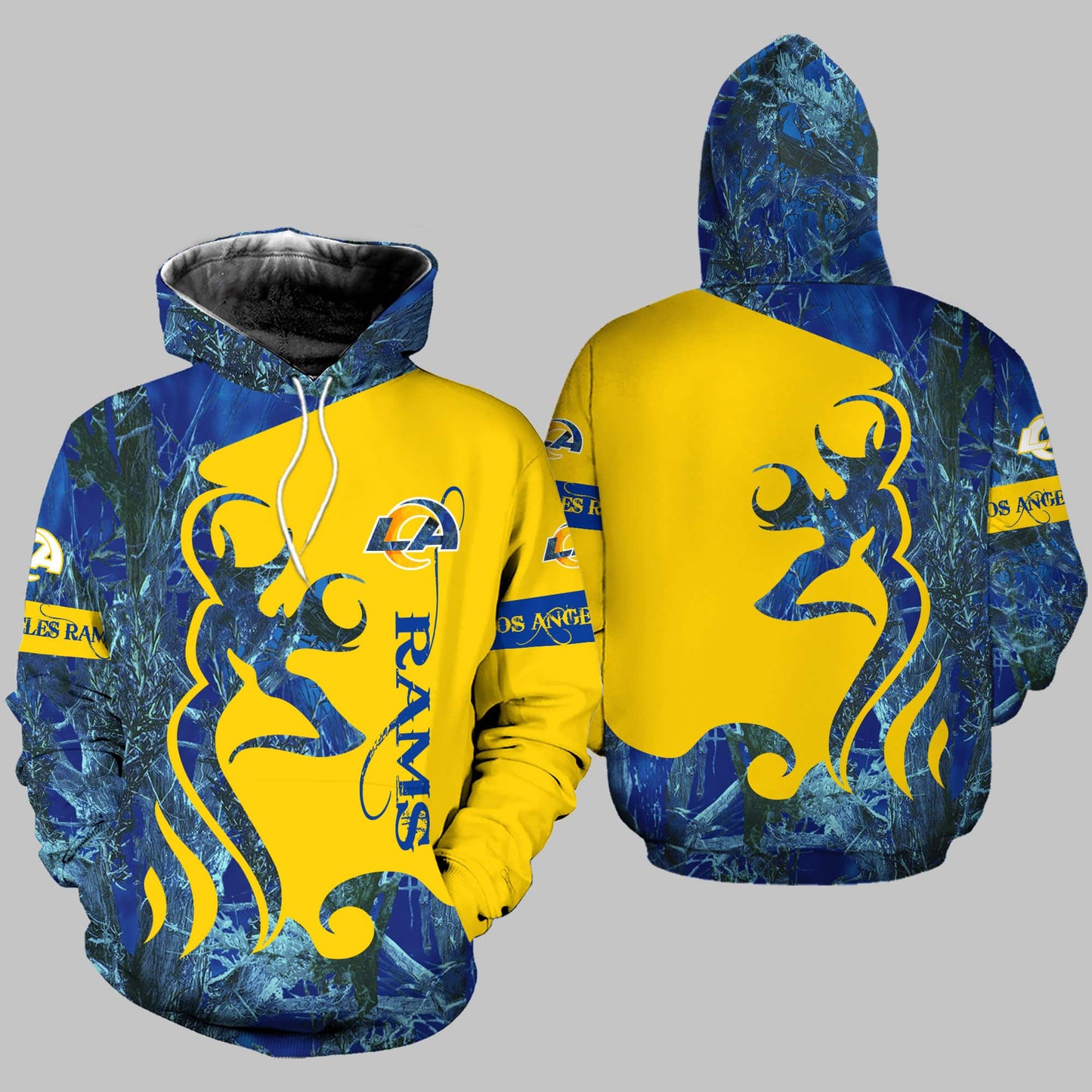 Los Angeles Rams Leggings And Hoodie BG57