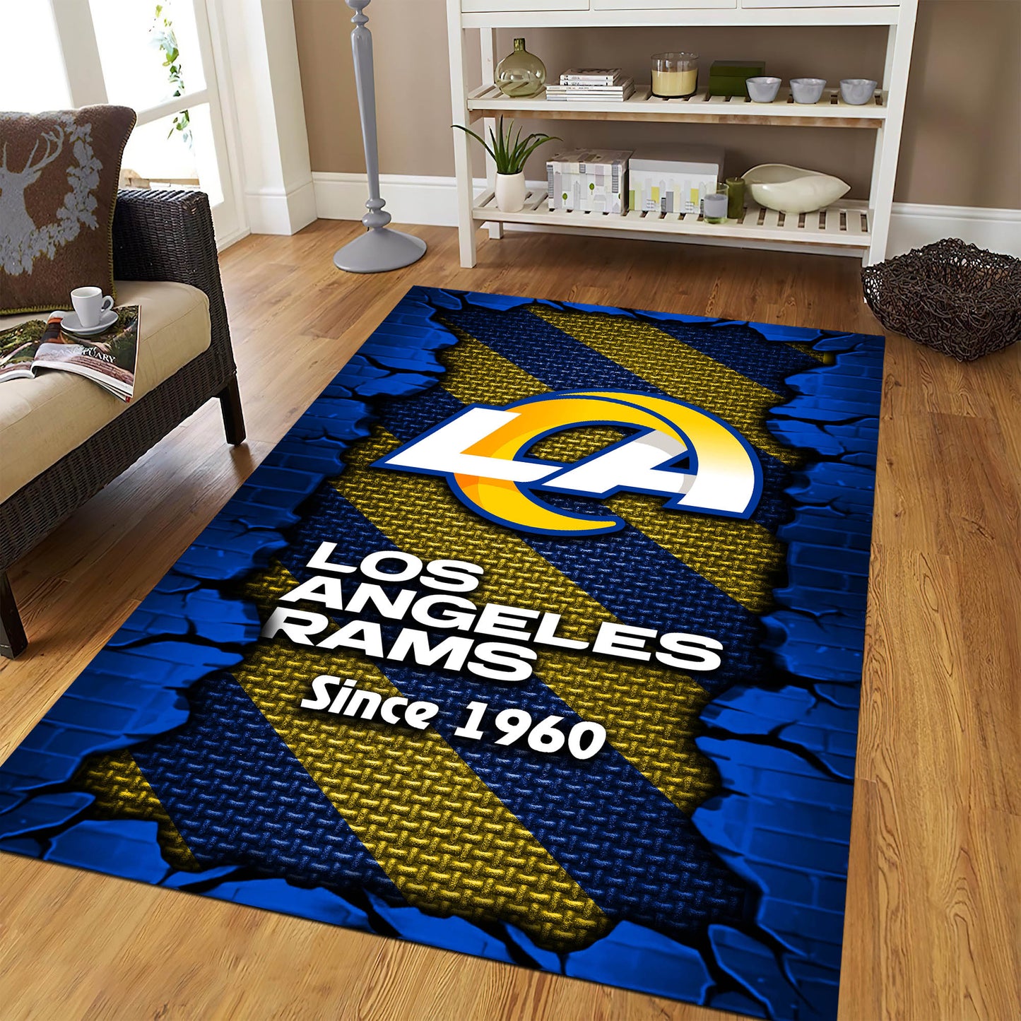 Los Angeles Rams Rectangle Rug BGRERUG140