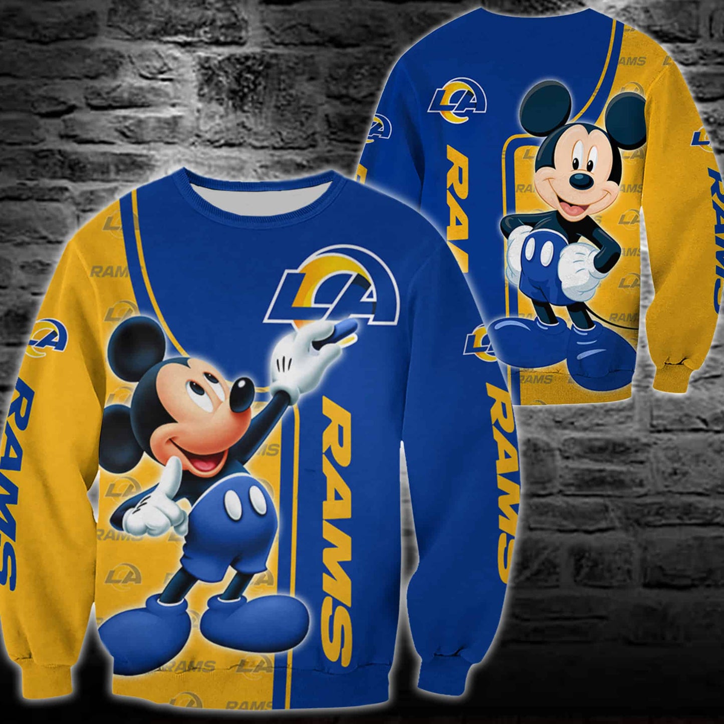 Los Angeles Rams Mickey All Over Printed 113