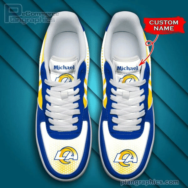 Los Angeles Rams NFL Personalized Air Force 1 Shoes