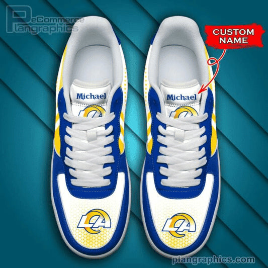 Los Angeles Rams NFL Personalized Air Force 1 Shoes