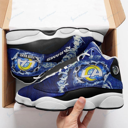 Los Angeles Rams Personalized AJD13 Sneakers BG134