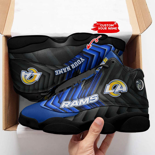 Los Angeles Rams Personalized AJD13 Sneakers BG180