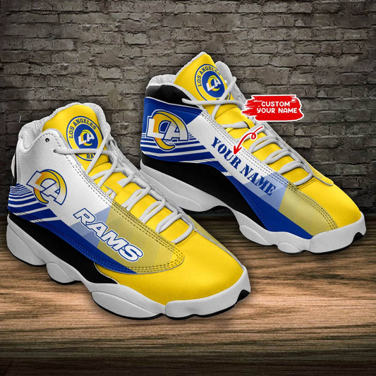 Los Angeles Rams Personalized AJD13 Sneakers BG195