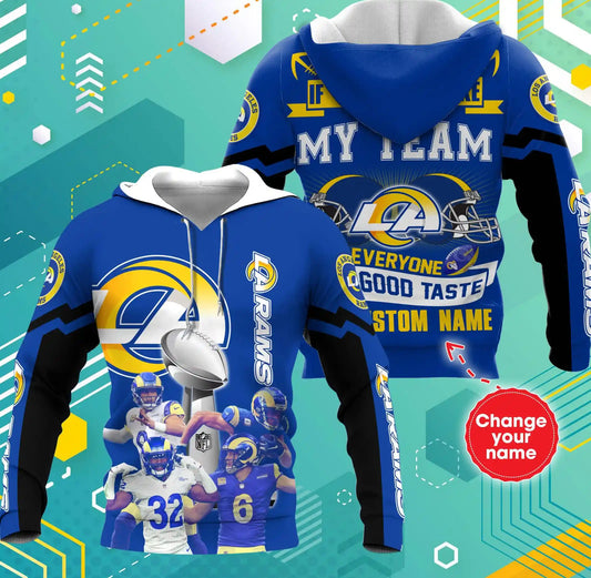 Los Angeles Rams Personalized All Over Printed 641