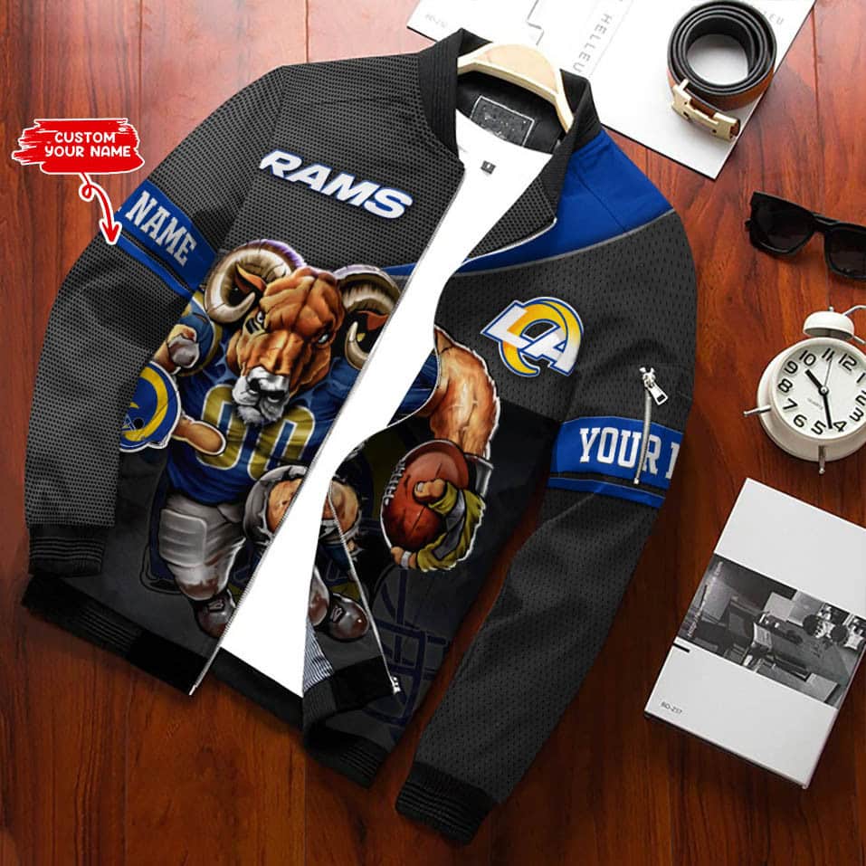 Los Angeles Rams Personalized Bomber Jacket BG602