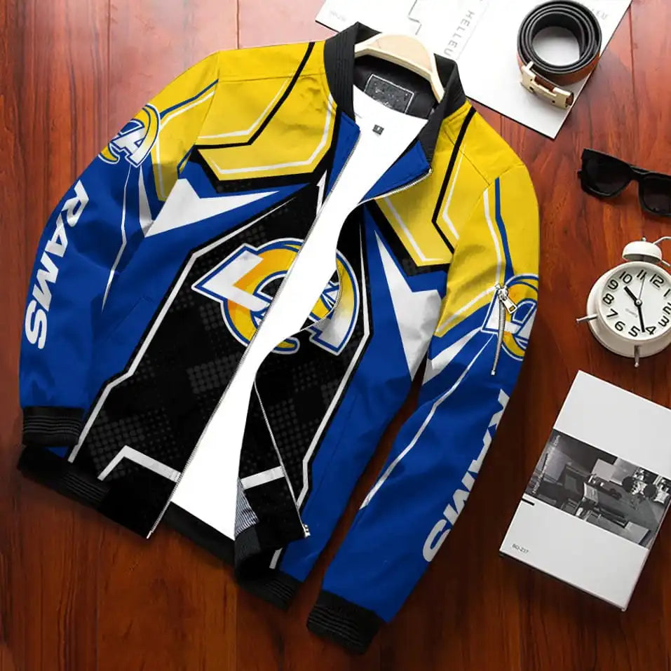 Los Angeles Rams Personalized Bomber Jacket BG650