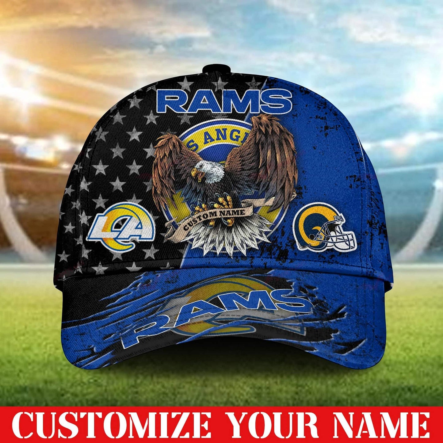 Los Angeles Rams Personalized Classic Cap BB391