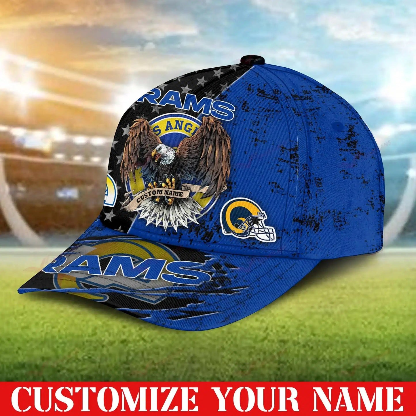 Los Angeles Rams Personalized Classic Cap BB391