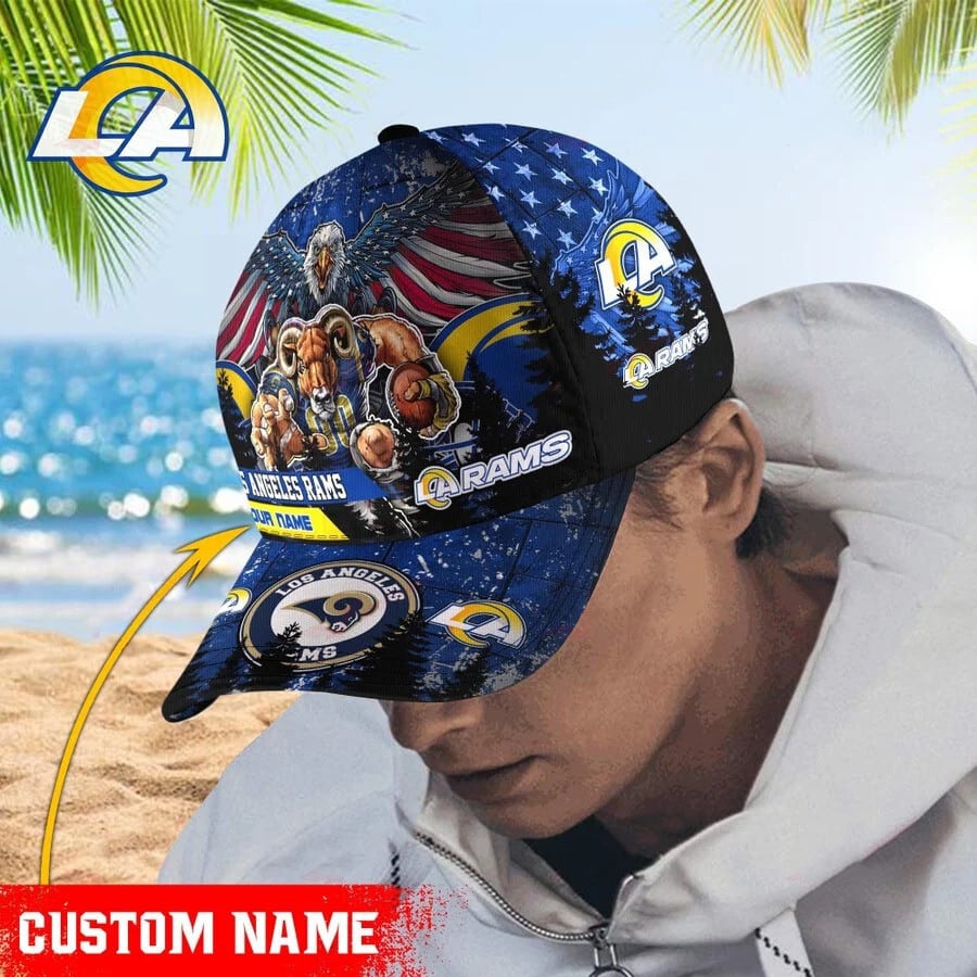 Los Angeles Rams Personalized Classic Cap BB540