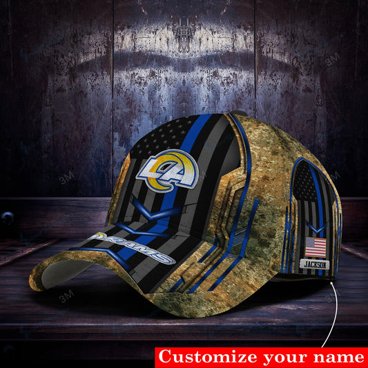 Los Angeles Rams Personalized Classic Cap BG530