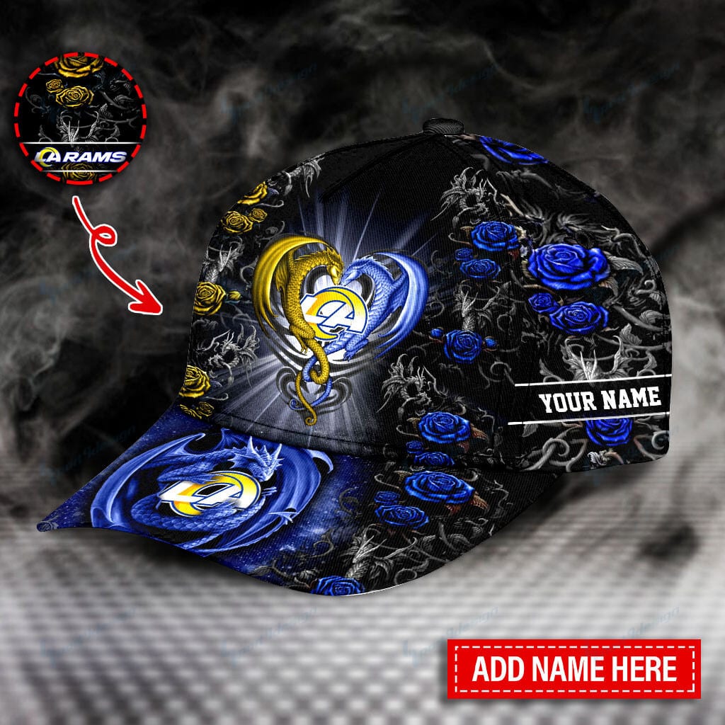 Los Angeles Rams Personalized Classic Cap BG749